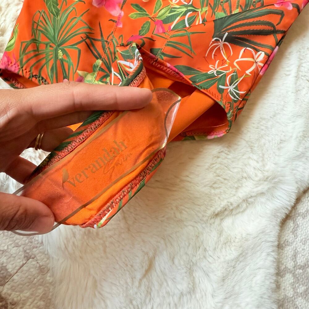 Tropical Floral One Piece Swimsuit - Picture 6 of 8